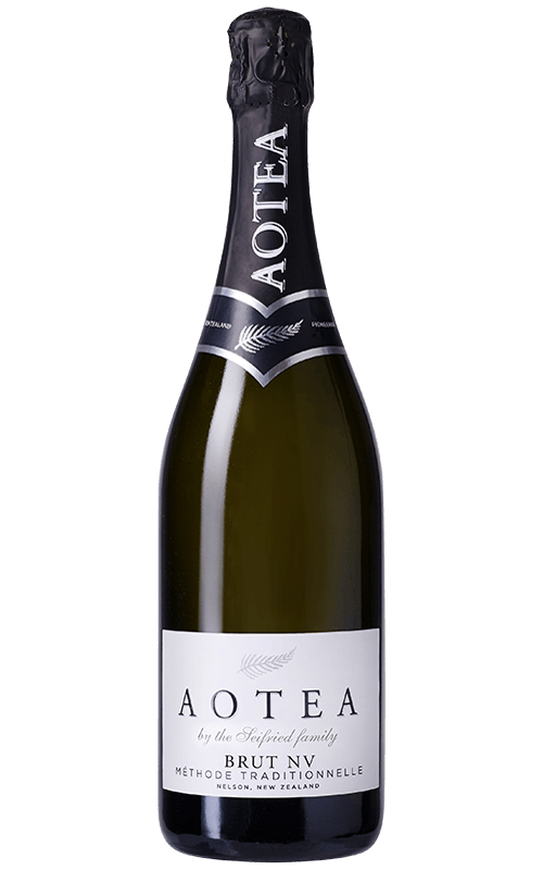 Bottle of Aotea by Seifried Brut NV Methode Traditionnelle on a transparent background